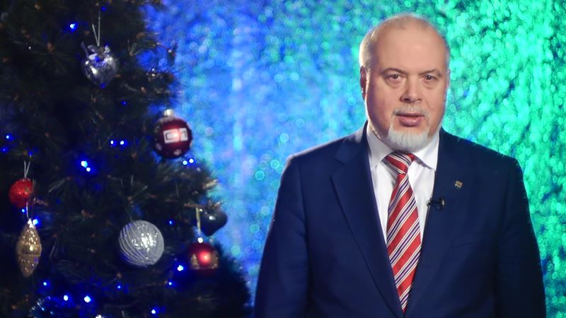 Поздравление главы Сургута Вадима Шувалова с Новым годом