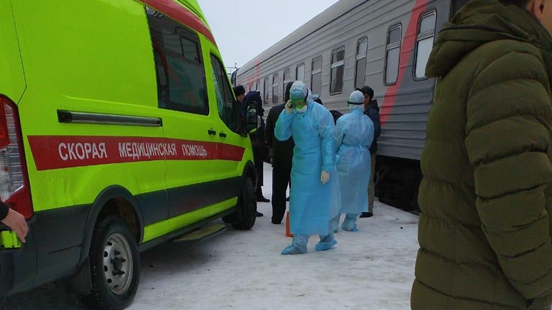 В поезде, следующем транзитом через Сургут, обнаружен больной коронавирусом