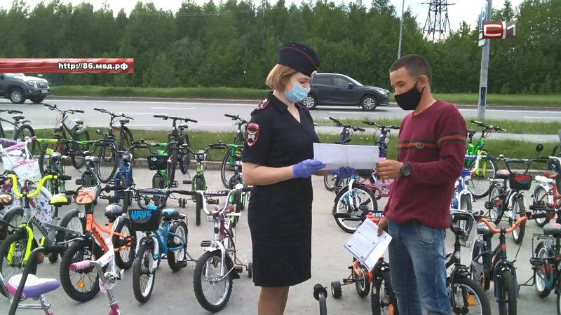 Как избежать кражи велосипеда и о правилах езды напоминают сургутянам