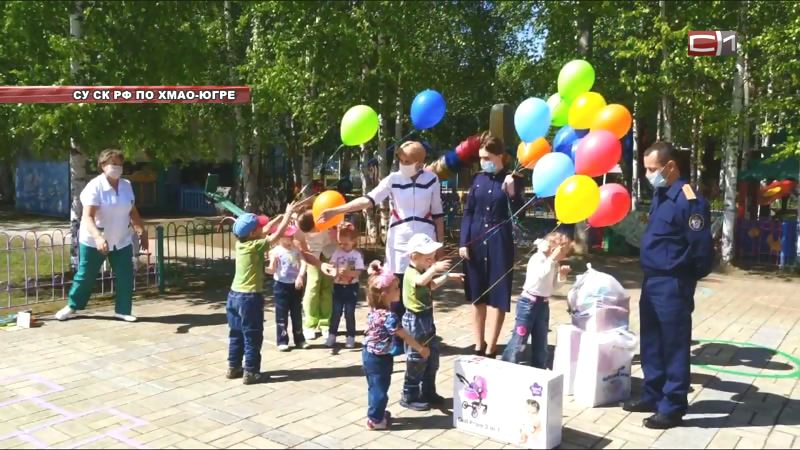 В День защиты детей представители СК поздравили воспитанников урайского дома ребенка