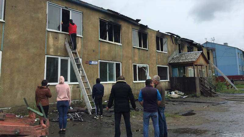 В Сургутском районе из-за пожара без жилья осталось порядка 50 человек