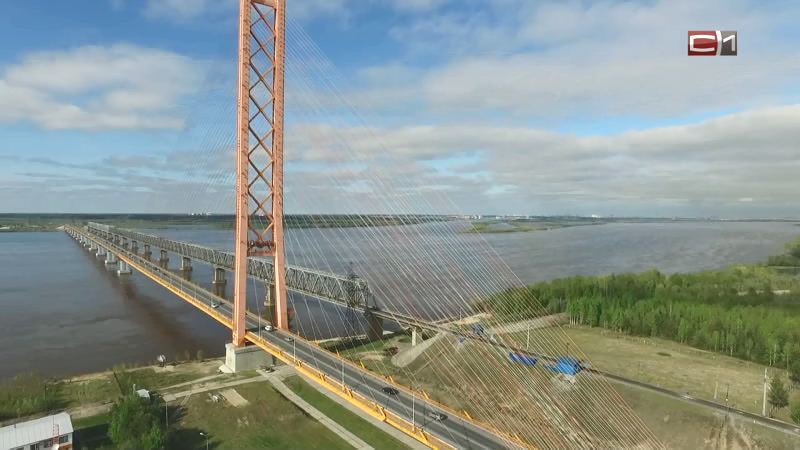 Мост через Обь под Сургутом закроется через месяц