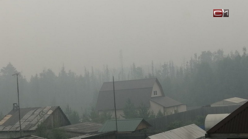 Жители Советского и Югорска задыхаются из-за смога от лесных пожаров