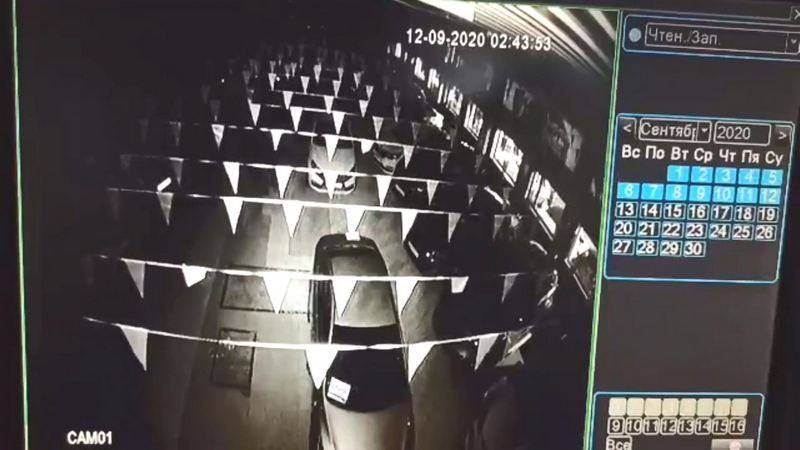 В Сургуте пьяный менеджер автосалона украл машину с работы. ВИДЕО