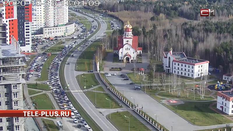 Движение на перекрестке Сургута отрегулируют с помощью квадрокоптеров