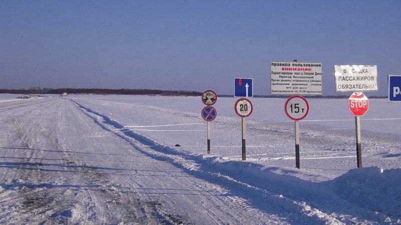 В Югре 43 ледовые переправы открылись для движения автотранспорта