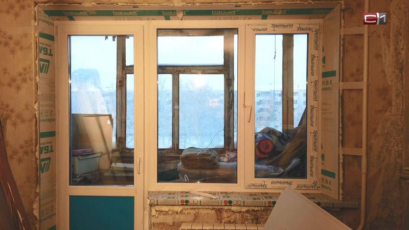 Активисты продолжают ремонт в квартире сургутской пенсионерки