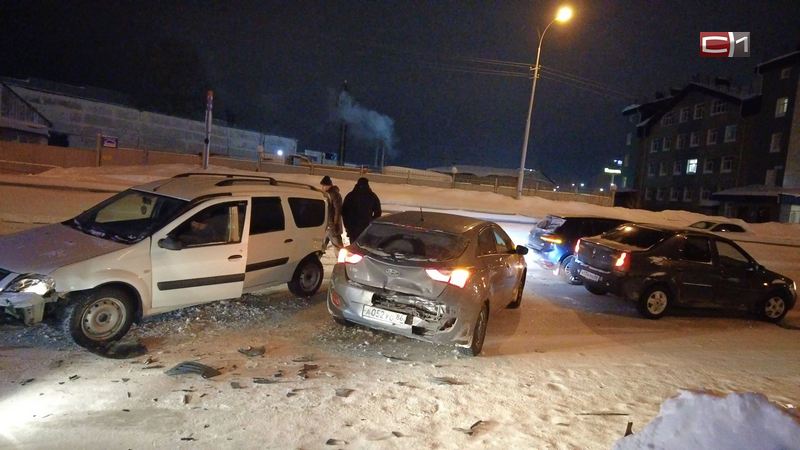 Более 70 аварий за 3 дня произошло на дорогах Сургута