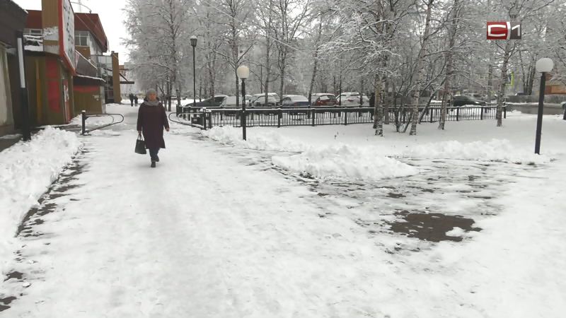 В Сургуте ожидается повышение температуры и снегопады