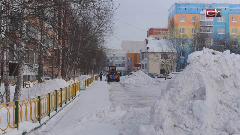 Как проходит зимняя уборка в Сургутском районе