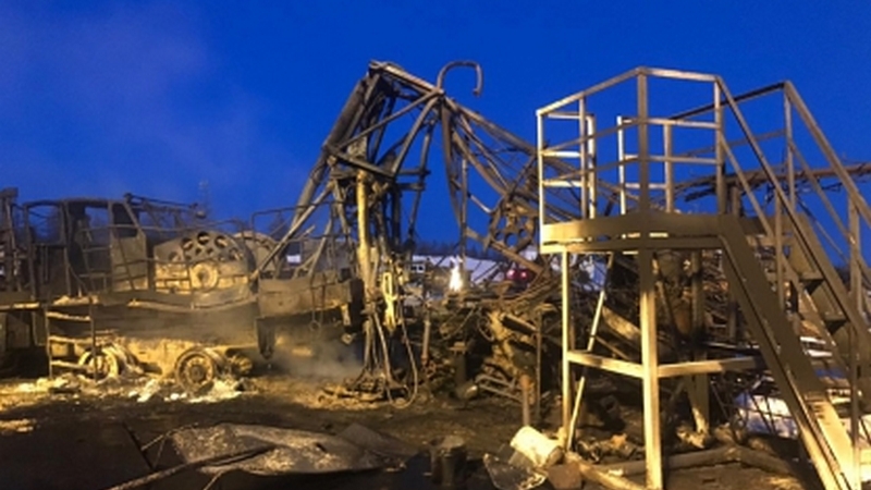 Рабочий погиб из-за возгорания на буровой установке в Сургутском районе