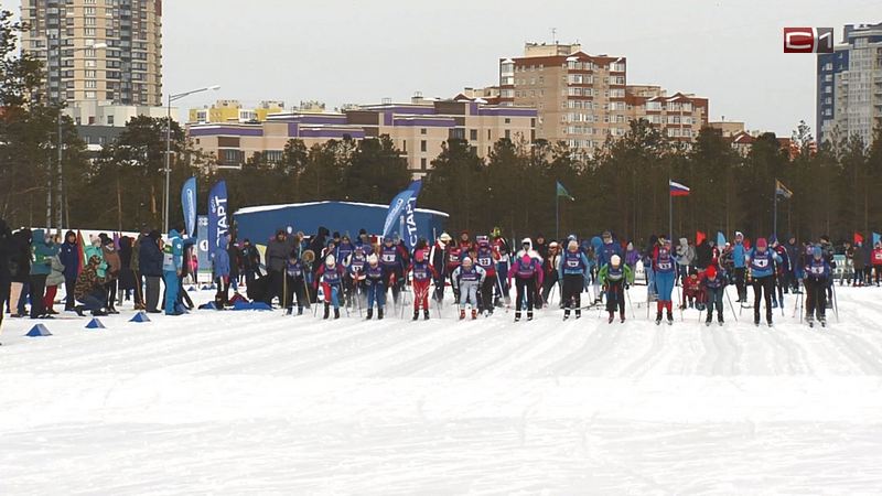 В Сургуте прошел масс-старт «Лыжни России»