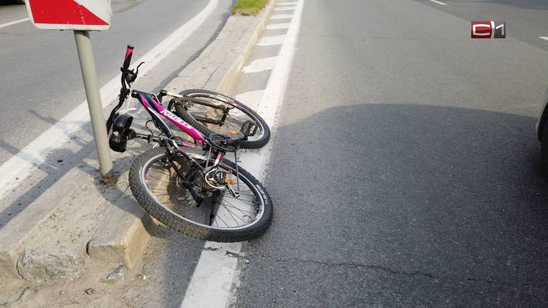 В Сургуте сбили несовершеннолетнюю велосипедистку