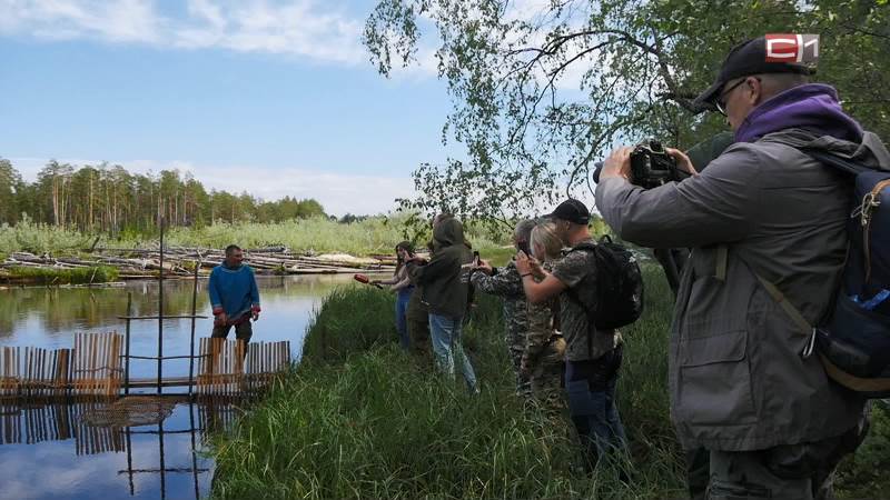 Журналисты ведущих СМИ России побывали на стойбище в Сургутском районе