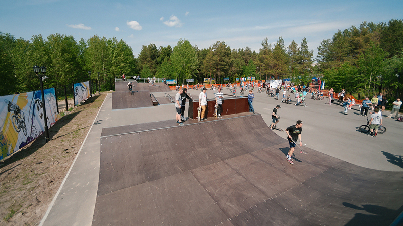 Скейтеров Сургута ждет обновленная площадка в парке «За Саймой»