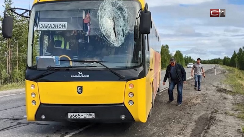 Злой рок. Водителя автобуса убило монтировкой из встречного грузовика на Ямале