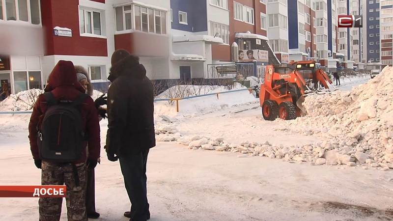 Мэрия Сургута: снежных гор во дворах города этой зимой не будет