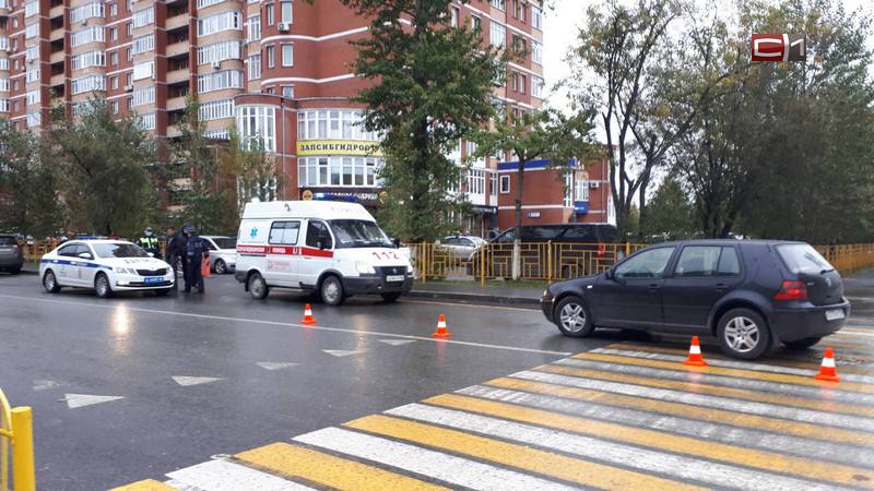 В Сургуте произошло ДТП с участием пешехода - это уже вторая авария за день