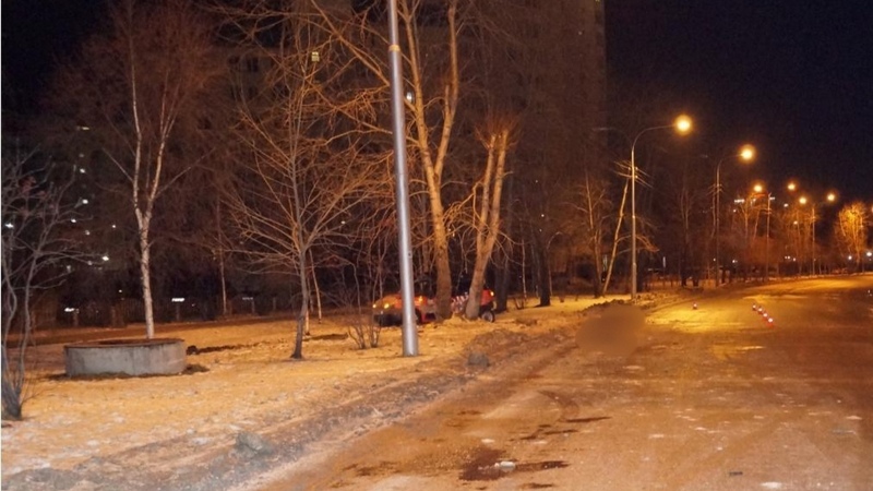 В Сургуте ночью «Матиз» въехал в дерево: пострадали два человека