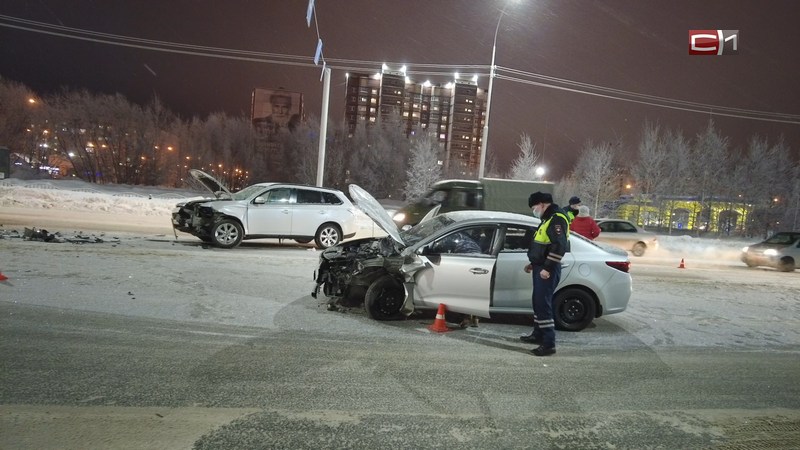 Нетрезвый водитель спровоцировал аварию в Сургуте с пострадавшим
