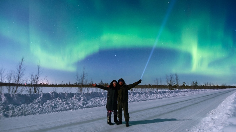 Фотограф запечатлел под Нижневартовском «мощное» северное сияние. ФОТО, ВИДЕО