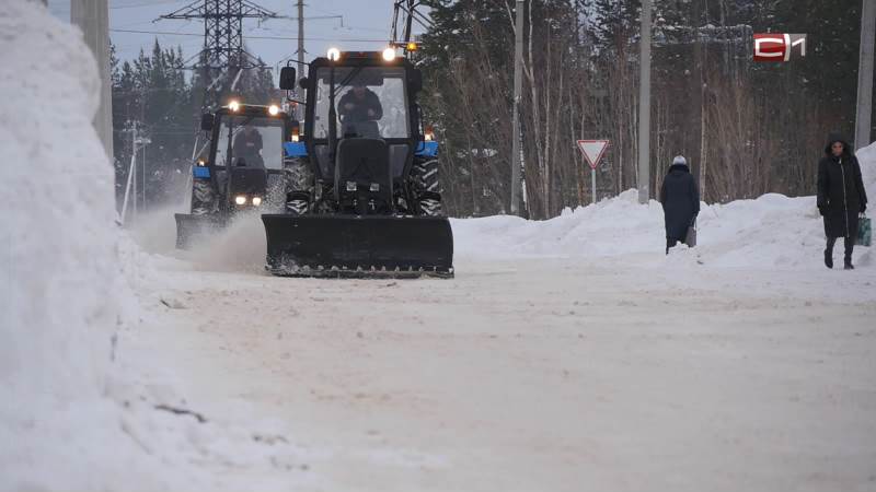 Власти в Сургутском районе отказываются от услуг подрядчиков по уборке снега