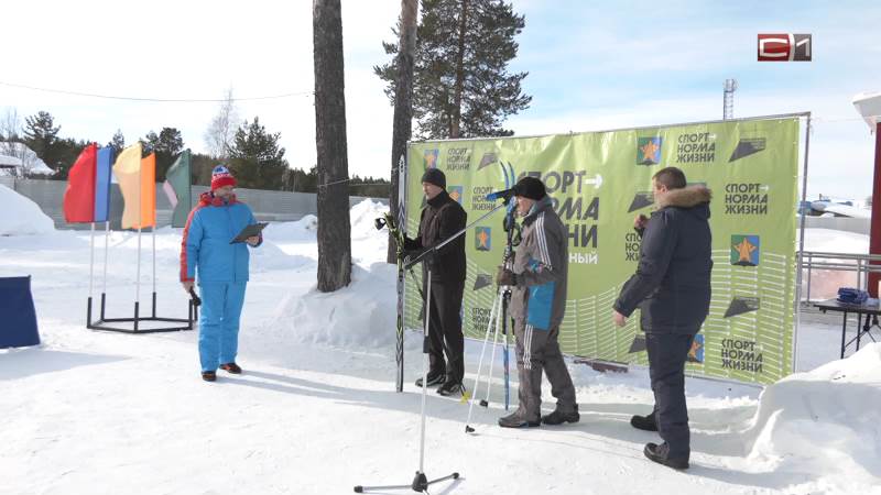 В одном из поселков Сургутского района прошли лыжные соревнования