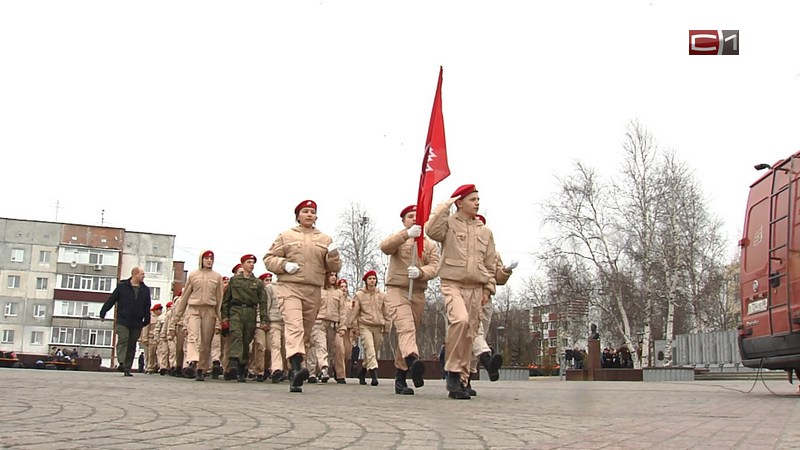 Репетиция торжественного марша в честь Дня Победы прошла в Сургуте