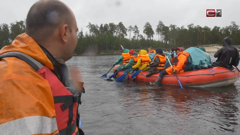 Больше 20 человек сплавились по реке в Сургутском районе