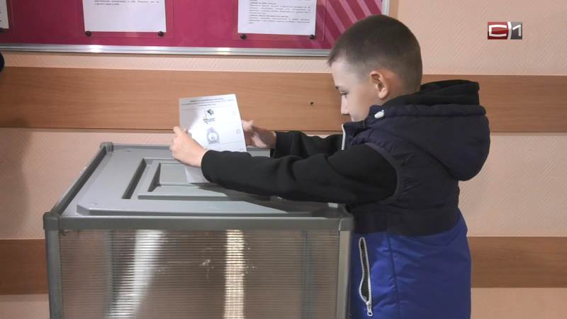 Маленькие избиратели поучаствовали в выборах в Сургутском районе