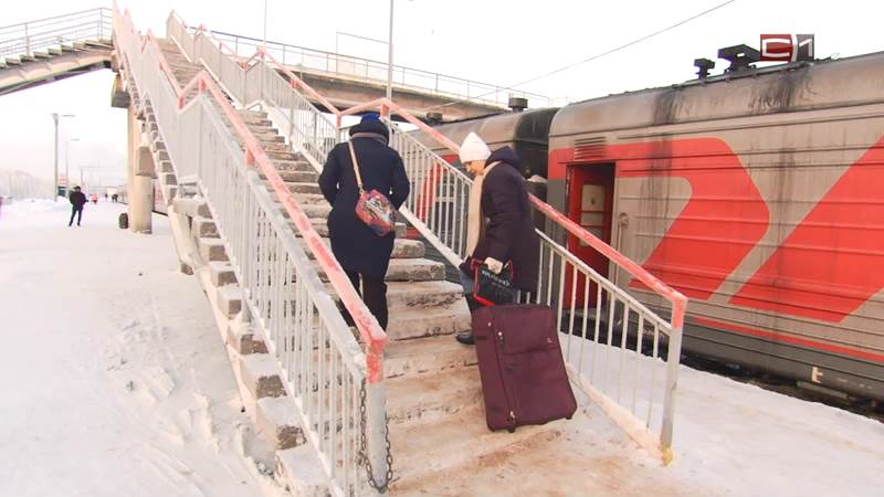 Компанию из двух женщин и мужчины сняли с поезда в Тюмени