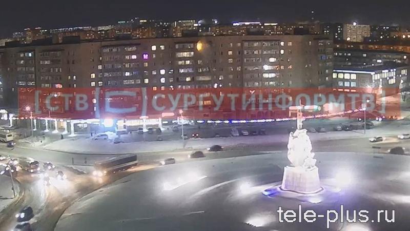Момент взрыва в многоэтажке на Ленина в Сургуте попал на видео