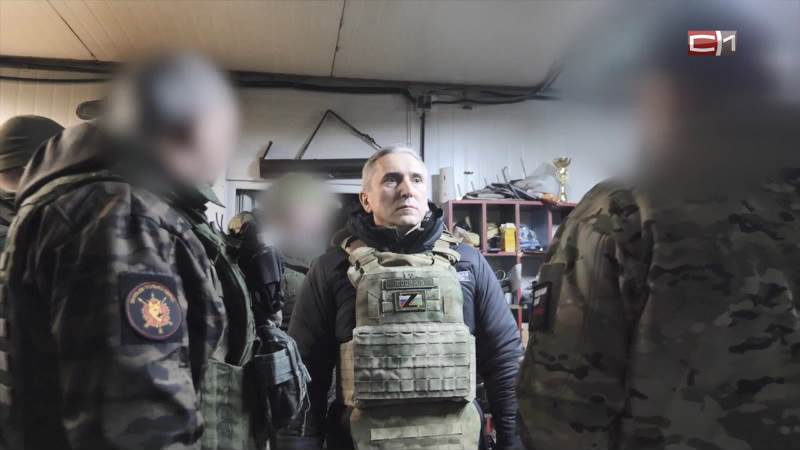 Александр Моор встретился с тюменскими бойцами, находящимися в зоне СВО
