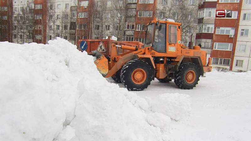Сроки генеральной уборки улиц Сургута от снега сместились