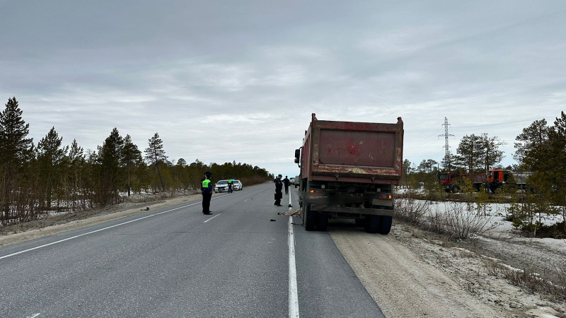 Водителя, ремонтировавшего на обочине грузовик, насмерть сбила машина в Югре