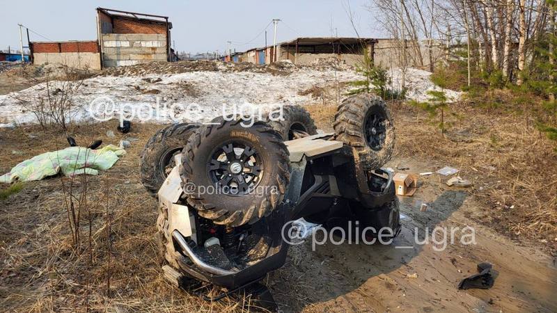 Водитель квадроцикла разбился насмерть в Сургутском районе