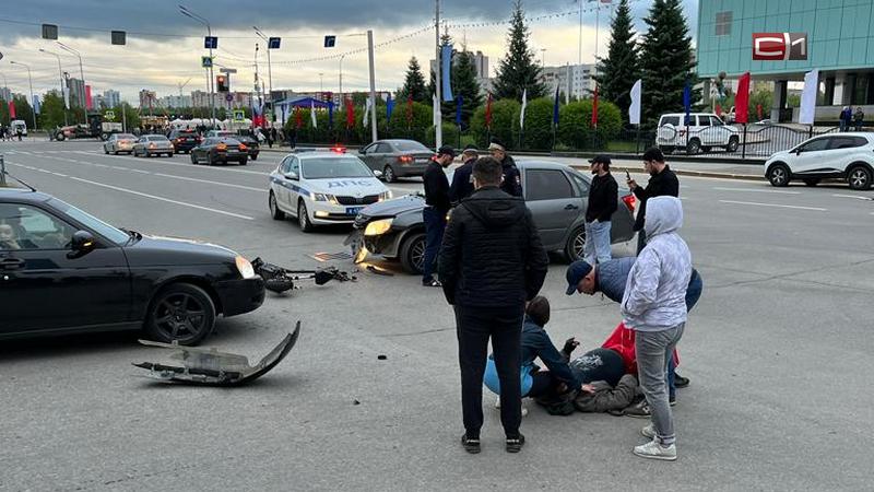 В Сургуте машина сбила 50-летнего мужчину на электросамокате