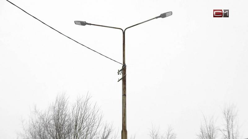 В городе Югры установят новую линию уличного освещения