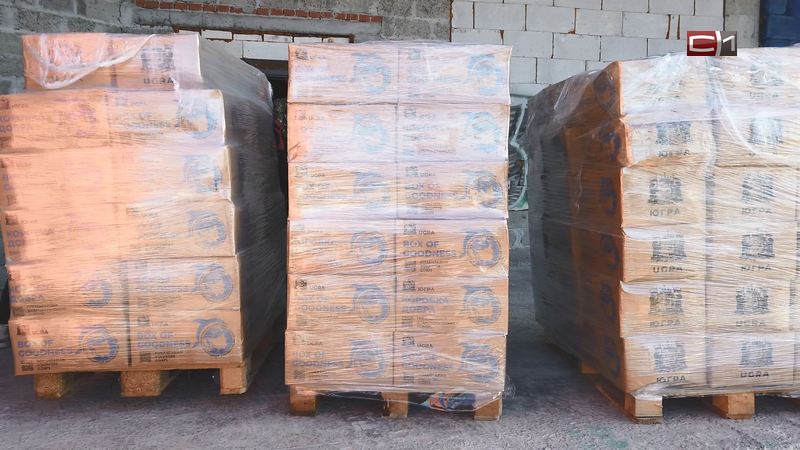 300 посылок с гумпомощью отправились в зону СВО из Сургута