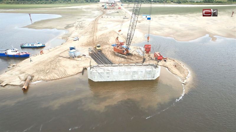 Замгубернатора Югры оценил темпы строительства второго моста через Обь