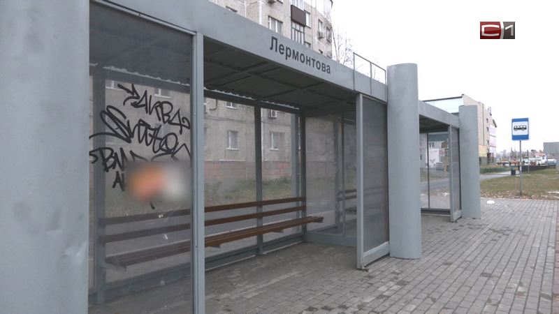 Из-за вандалов сургутские власти поменяли тактику чистки городских остановок