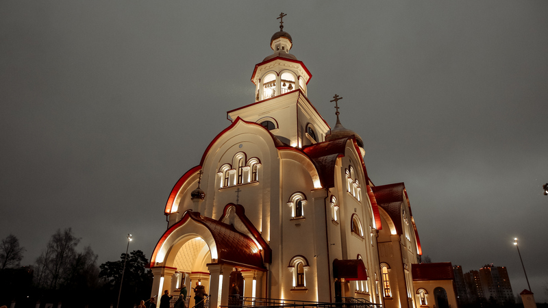 Возведенный компанией «Сибпромстрой» храм в Подмосковье освятили