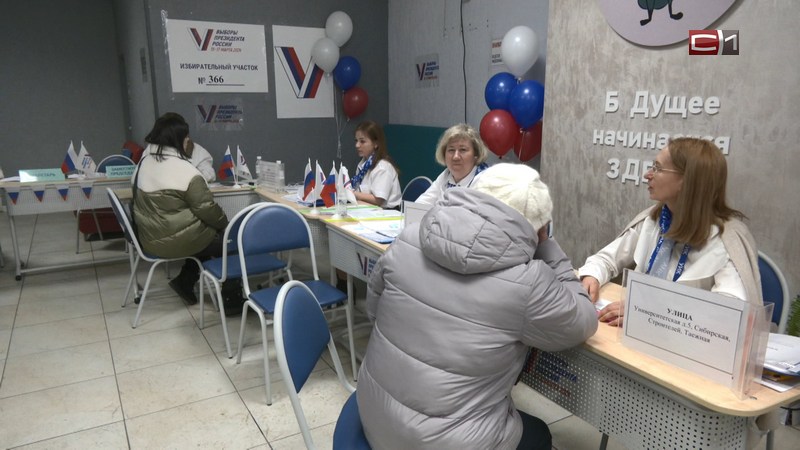 Югорчане продолжают идти на выборы президента России — данные явки