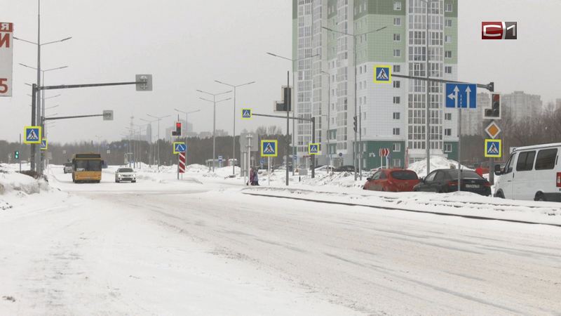 На Комсомольском проспекте в Сургуте вновь изменили схему движения транспорта 