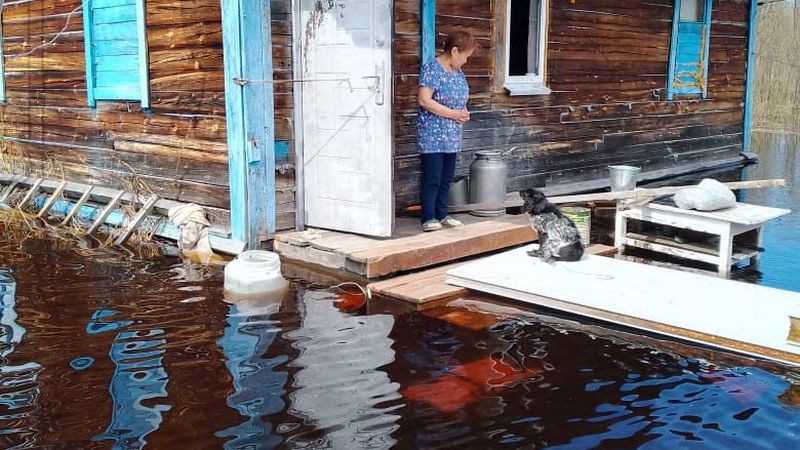 В деревне Сургутского района началась эвакуация населения из-за угрозы паводка 