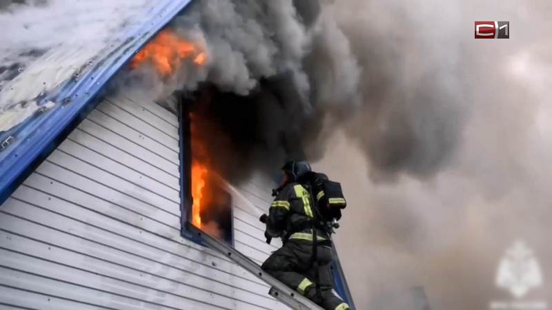 Всего за неделю в Югре пожарные ликвидировали 97 пожаров в зданиях