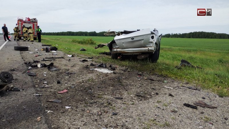 Водитель авто погиб после столкновения с грузовиком в Тюменской области