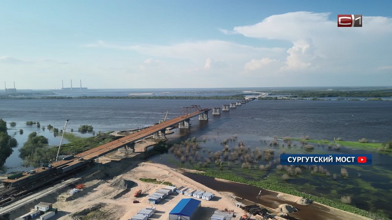 Строители подсчитывают стоимость подсветки нового моста через Обь
