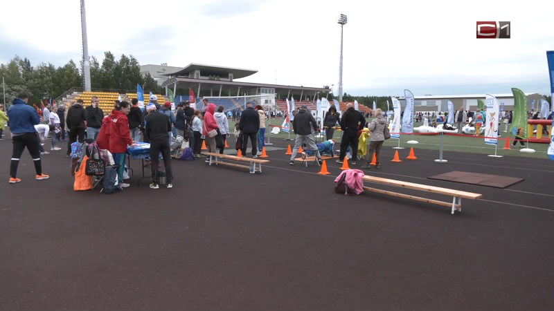 Жители Сургута отпраздновали День физкультурника масштабным фестивалем