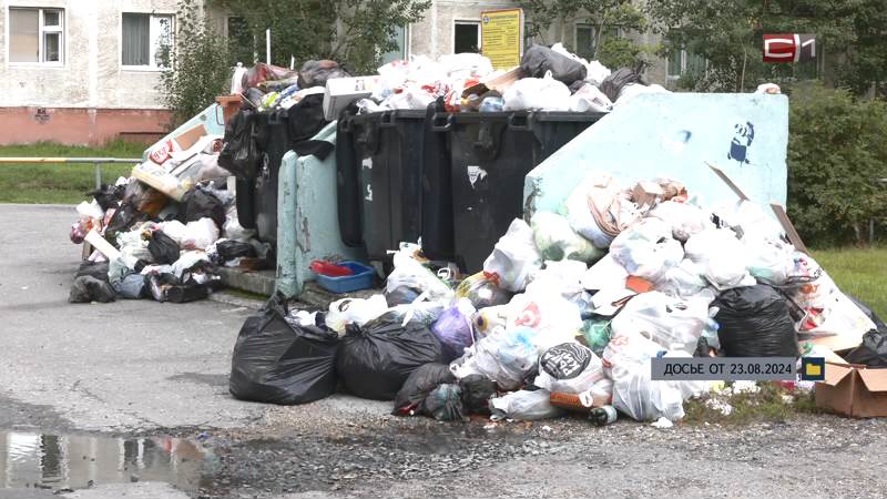 В Сургуте растет накал страстей вокруг проблемы с нерегулярным вывозом мусора